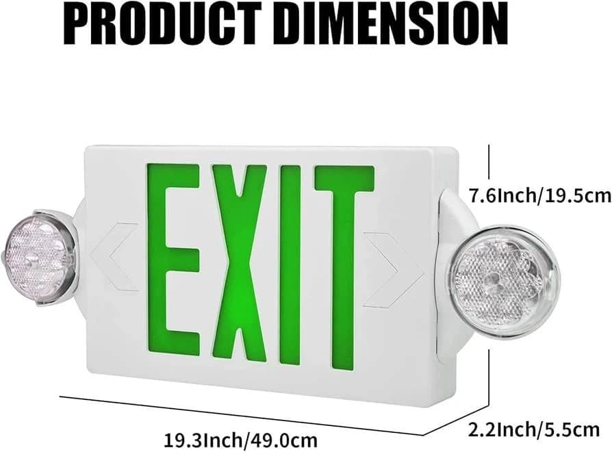 AKT Emergency/ Green Exit Light Combo product image