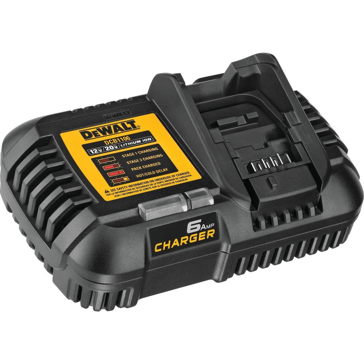 DEWALT 12V/20V/60V MAX Lithium-Ion 6-Amp Fast Battery Charger product image