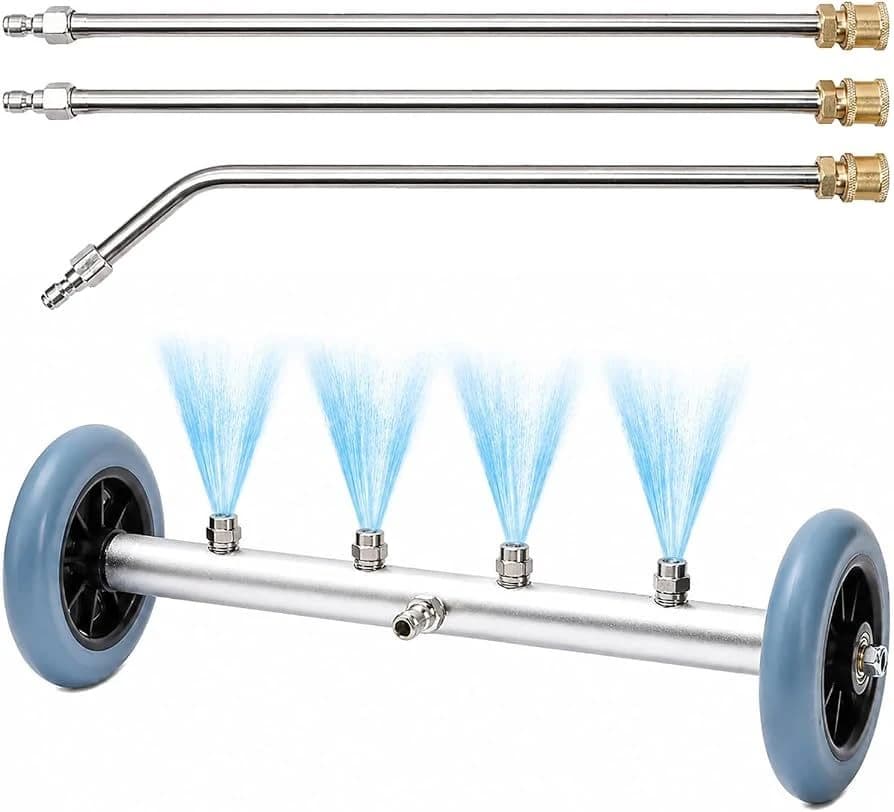 16" Undercarriage Pressure Washer Attachment 4000PSI w/3 Extension Wands product image