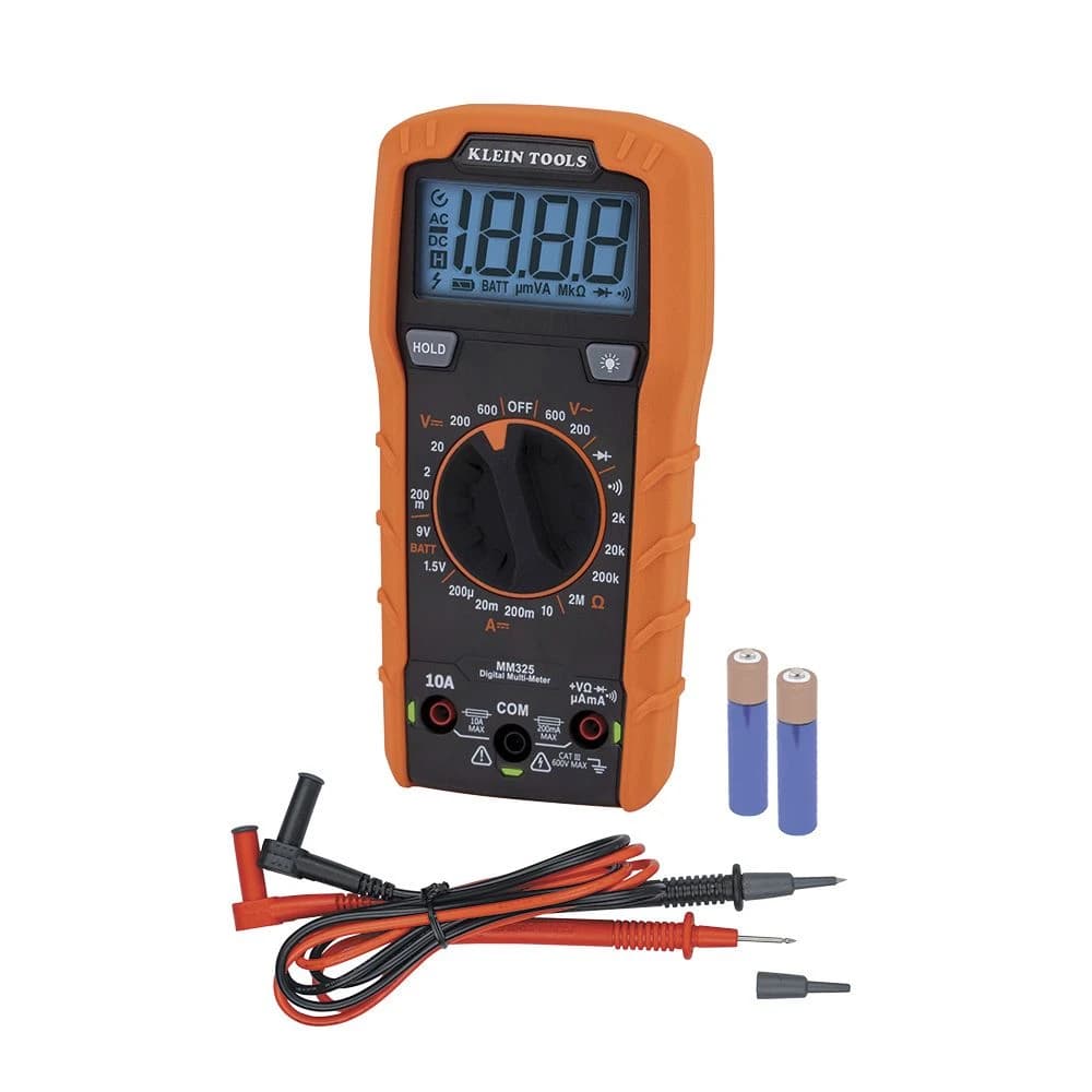 Klein Digital Multimeter, Manual-Ranging, 600V product image