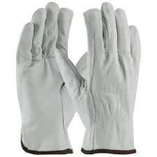 PIP Small Natural Grain Cowhide Leather Driver's Gloves 9.8" product image