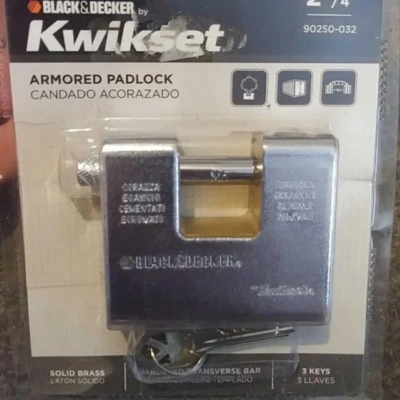 Black and Decker Stainless Steel Bar Lock Armoured CP 70mm product image