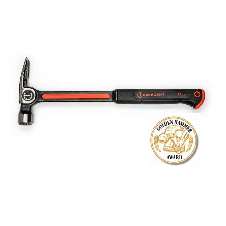 Crescent 22oz Steel Milled-Face Framing Claw Hammer product image