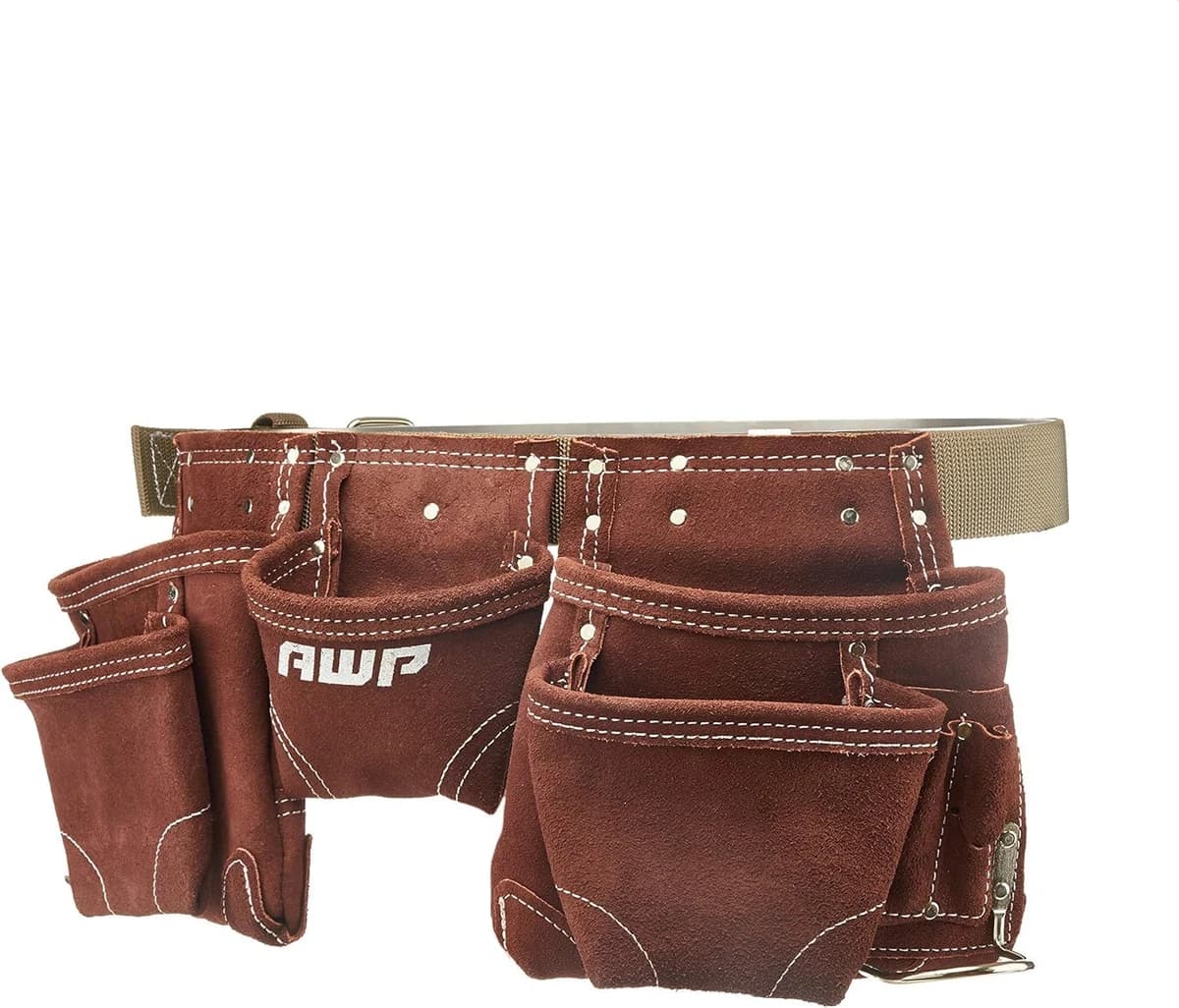AWP Suede Leather Tool Apron, 11 Pockets, Fits up to 50 in Waist product image