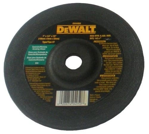 DeWalt Concrete Grinding Wheel, 7 x 1/4 x 7/8 in product image