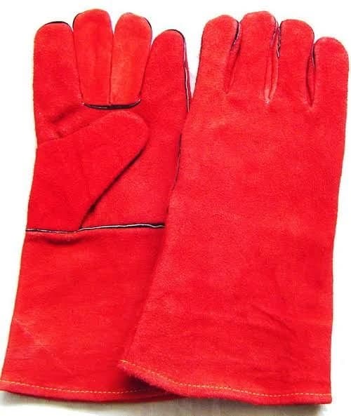 Welders Glove Red Lined 14" product image