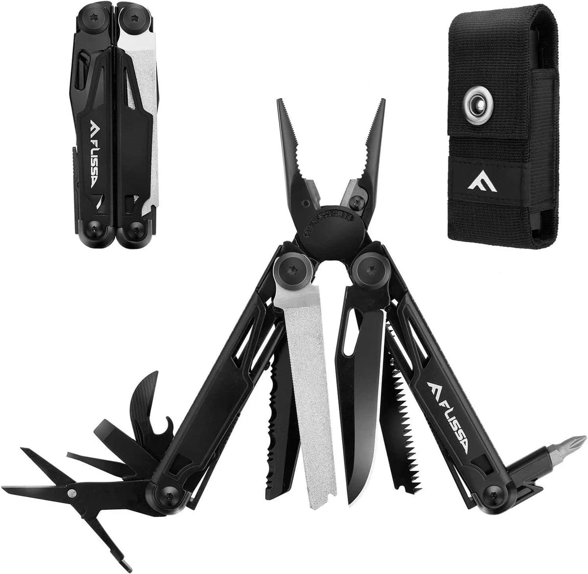 Flissa 16-in-1 Multitools with Sheath, Stainless Steel product image