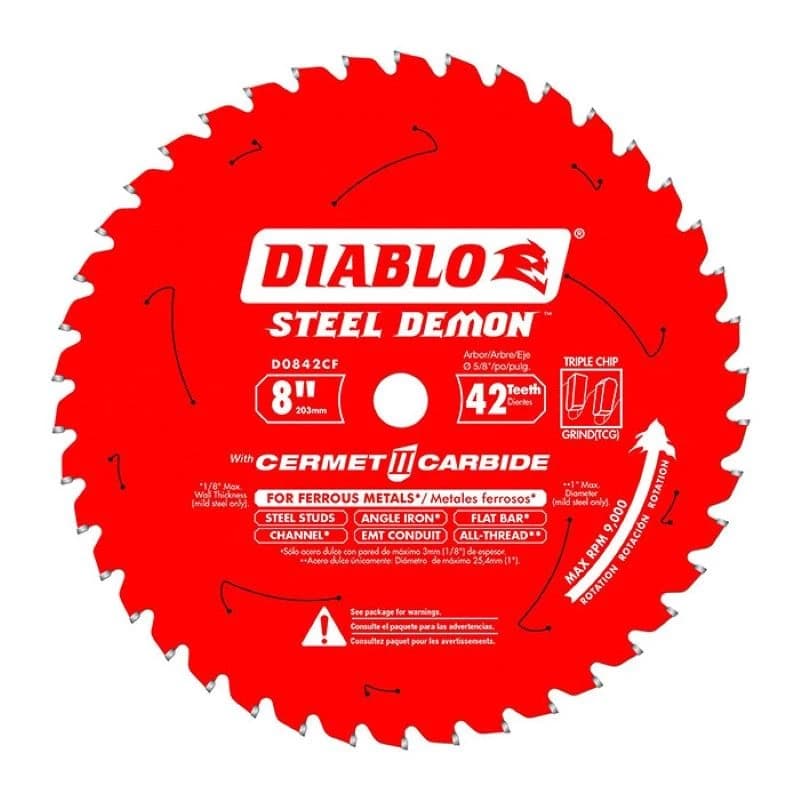 Freud Diablo 8 Inch x 42T Cermet Ferrous Metal Blade product image