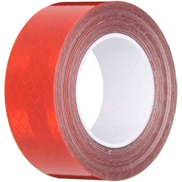 24 Inch x 150ft Adhesive Red Reflective Sheeting - 3M product image
