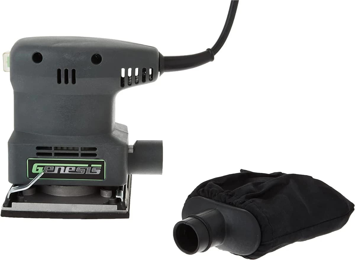 Genesis 1/4 Sheet Palm Sander w/Palm Grip Dust-Protected Switch Dust Bag & Paper product image