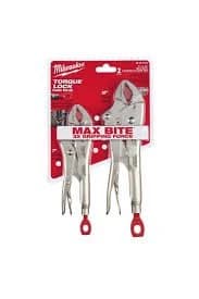 Milwaukee 2pc 7" & 10" Torque Lock Maxbite Locking Pliers Set product image