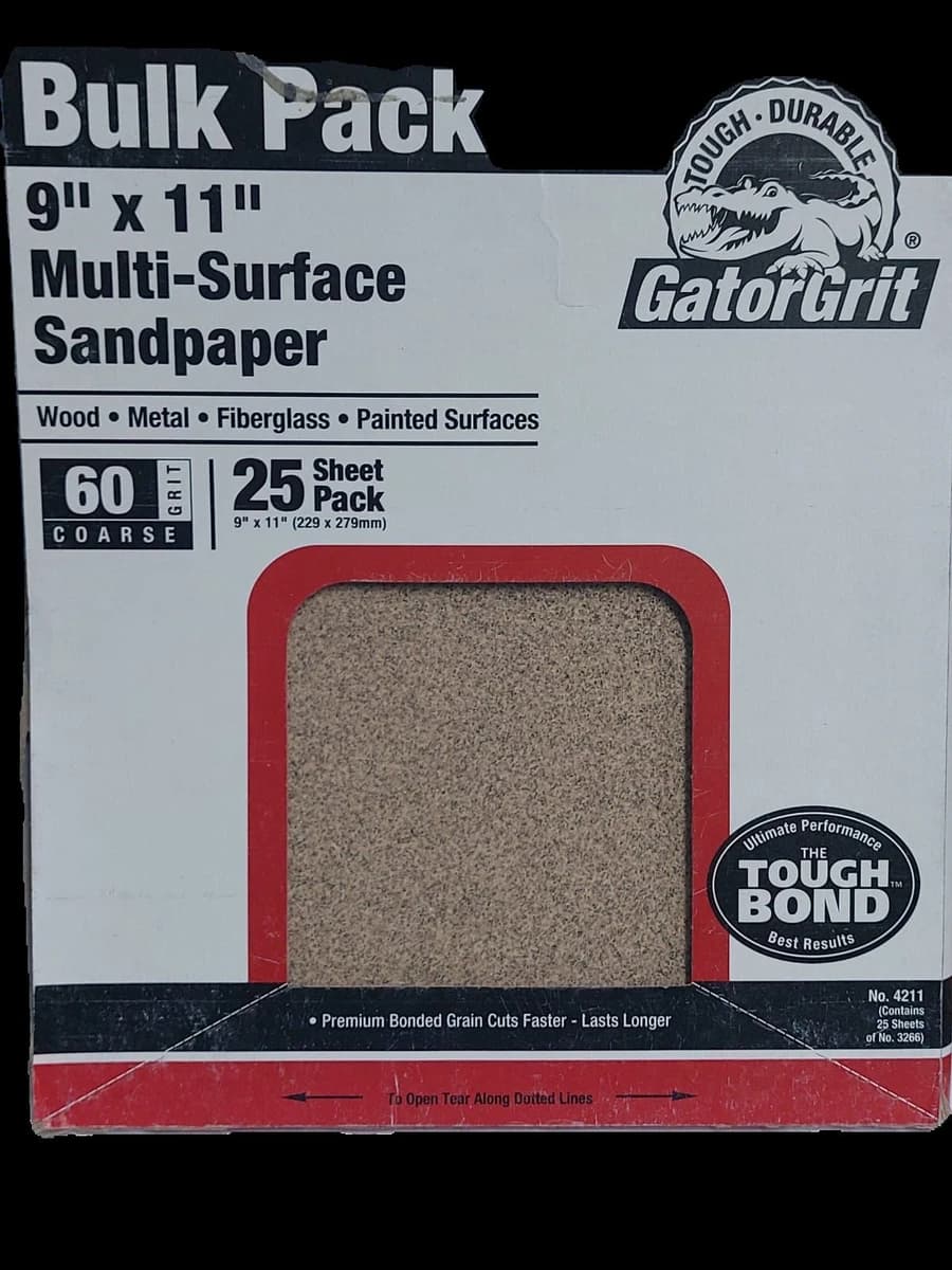 Aligator Sand Paper 9x11 A/O Bulk #60 product image