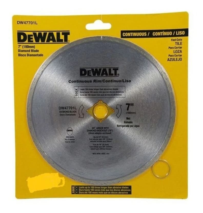 Dewalt 7" Wet Cut Diamond Disc product image