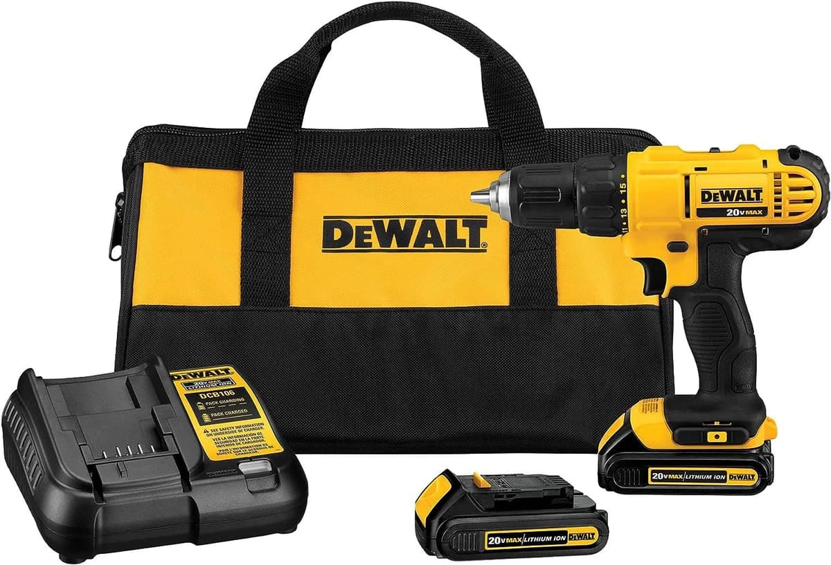 Dewalt 20V Max Cordless Drill / Driver Kit, Compact 1/2" product image