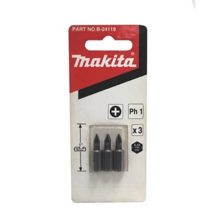 Makita Phillips Insert Bit #1 - 3pc product image
