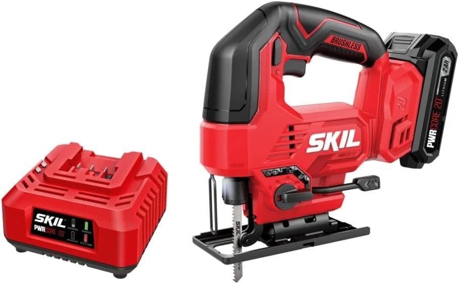 SKIL PWR CORE Brushless 20V Jig Saw Including 2.0Ah Battery and Charger- JS8290B product image
