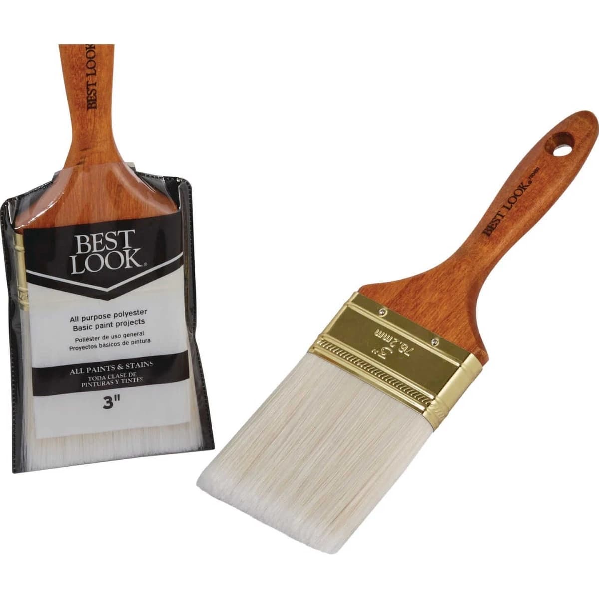 Best Look General Purpose 3" Flat Polyester Paint Brush product image