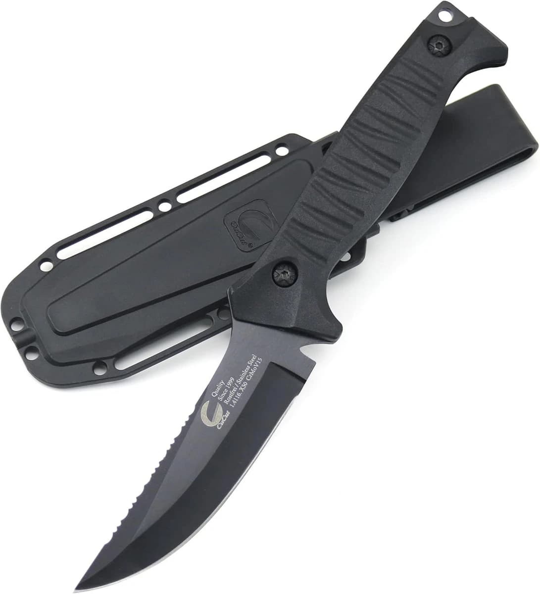 CuCut Survival Knife 4" High Grade Stainless Steel product image