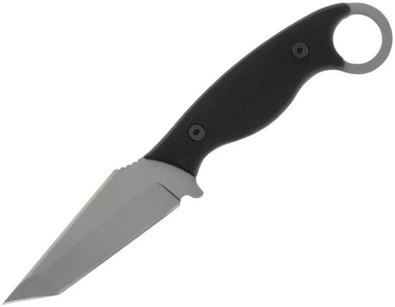 S&W Extreme Ops Karambit Fixed Blade Knife 4" Tanto Plain Blade, Black G10 Hdl product image