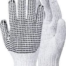 PVC Polka Dot Gloves Single Side L/XL product image
