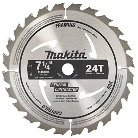 Makita 7 1/4" x 5/8" 24T Tungsten Carbide Tip Saw Blade product image