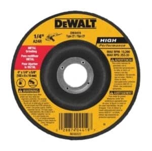 Dewalt 9" x 1/4" x 7/8" Metal Grinding Blade product image