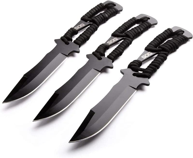 Sog Throwing Knives 3pk Stamped Nylon Sheath product image