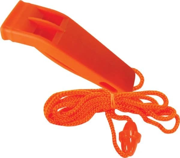 Emergency Whistle with Lanyard Loud Blast for Survival Rescue Signaling product image