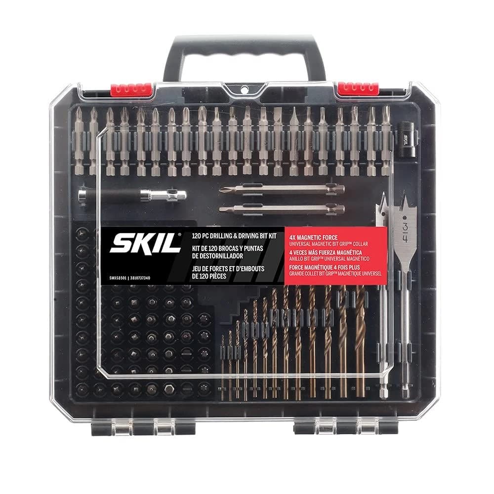 Skil 120pc Drilling and Screw Driving Bit Set with Bit Grip product image