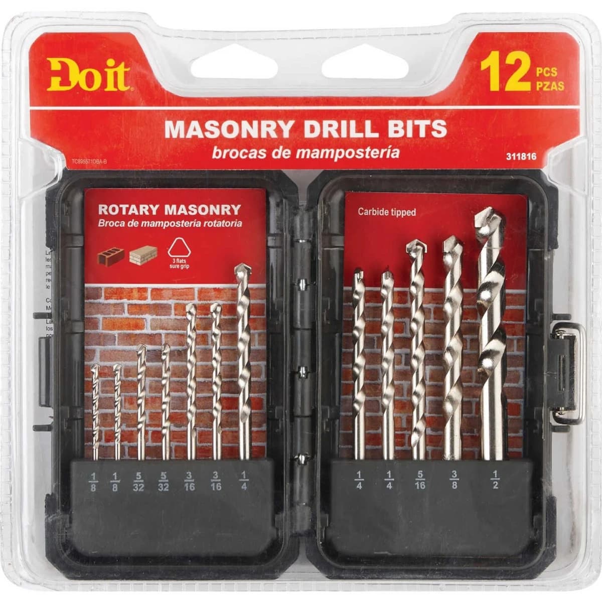 Do it Masonry Drill Bit Set 12pc product image