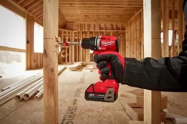 Milwaukee M18 Lithium-Ion Compact Brushless 1/2" Drill/ Driver w/2.0 Ah Battery product image