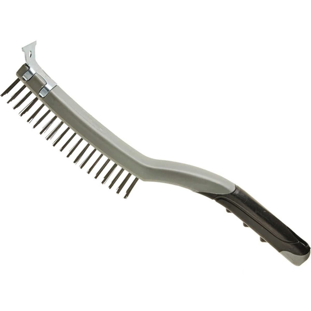Best Look 5 1/4" x 1/2" Stiff Wire Brush with Scraper product image