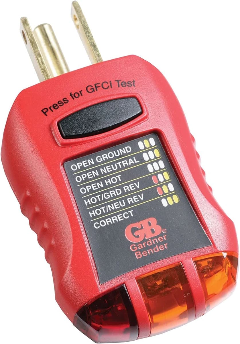 Ground Fault Receptacle Tester and Circuit Analyzer 110-125V AC (GFI-3501) product image