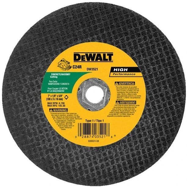 Dewalt 7" Masonry Abrasive Saw Blade product image