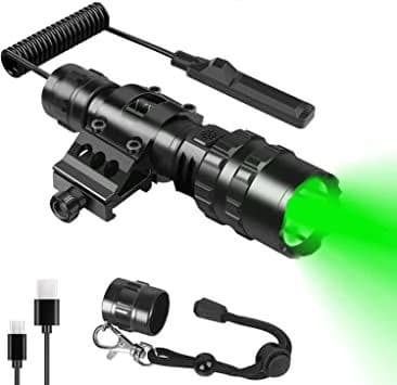 Weitars Tactical LED Flashlight w/Picatinny Rail Mount & Tactile Pressure Switch product image