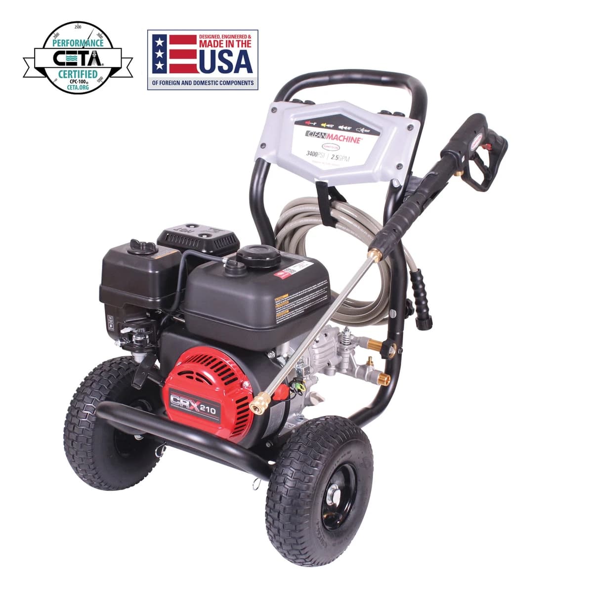 Simpson Clean Machine 3400 PSI 2.5 GPM Cold Water Gas Pressure Washer product image