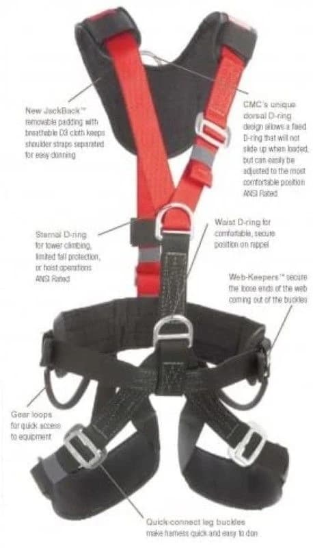 Harness, Fire-Rescue L/XL, CMC product image
