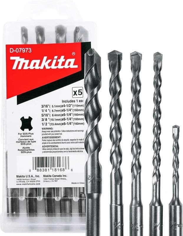 SDS Plus Drill Bit Set 5pc-MAKITA product image