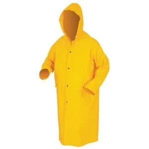 60 in Rider Raincoat, Yellow PVC/Polyester, with Detachable Hood (RC60) product image
