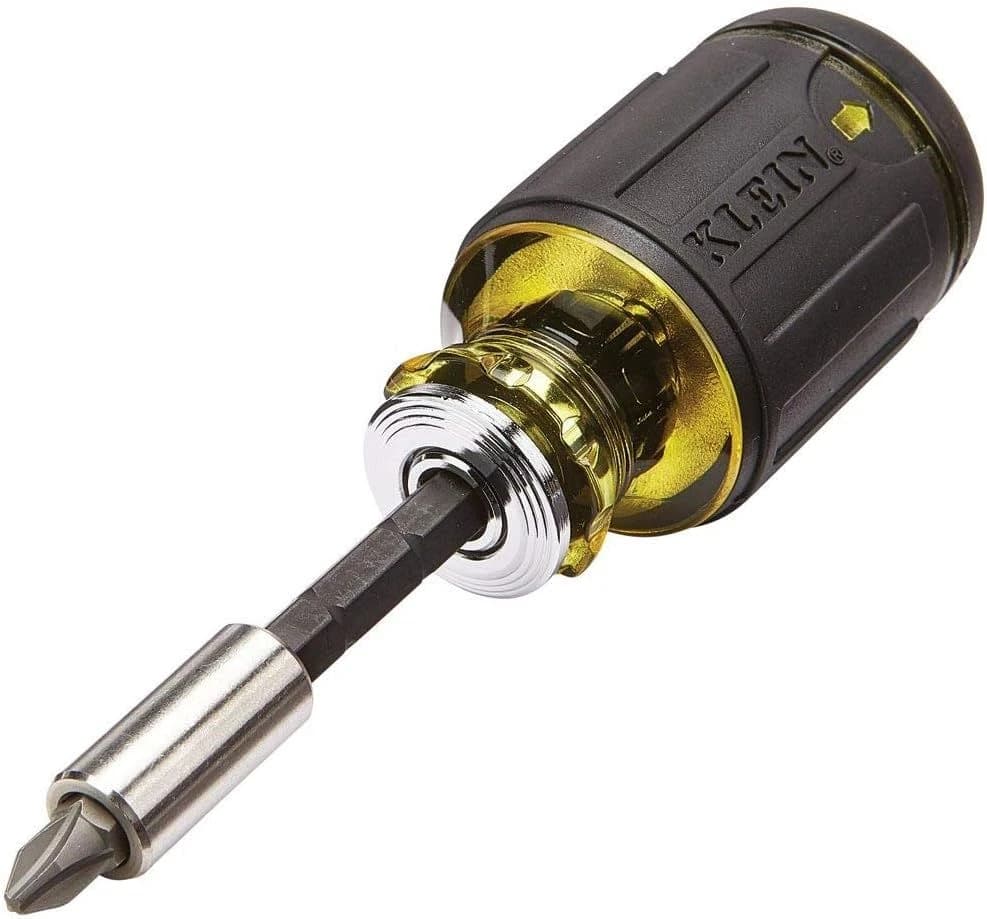 Klein Multi-bit Stubby Screwdriver Impact Rated 8-in-1 Adjustable Magnetic Tool product image