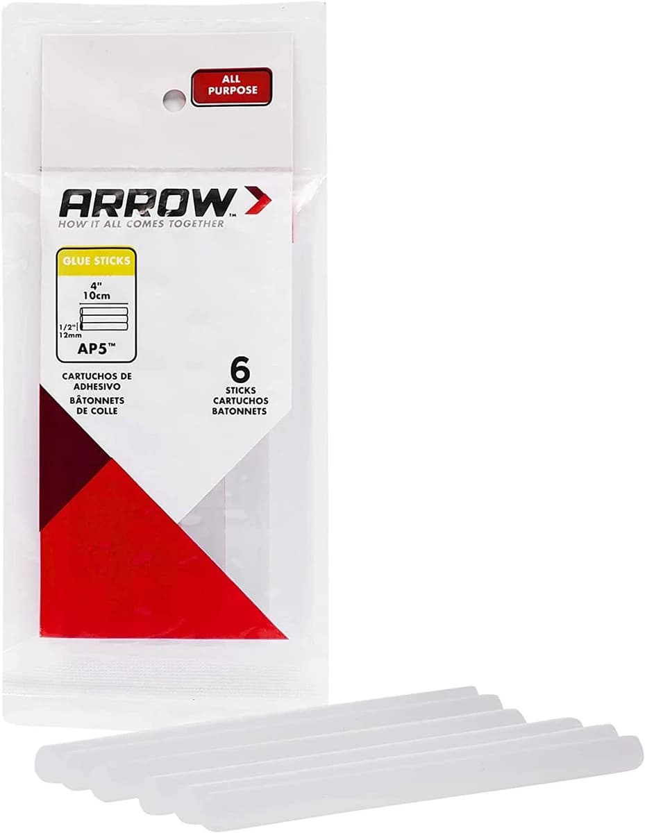 Arrow All Purpose 1/2" x 4" Glue Sticks 6pk product image