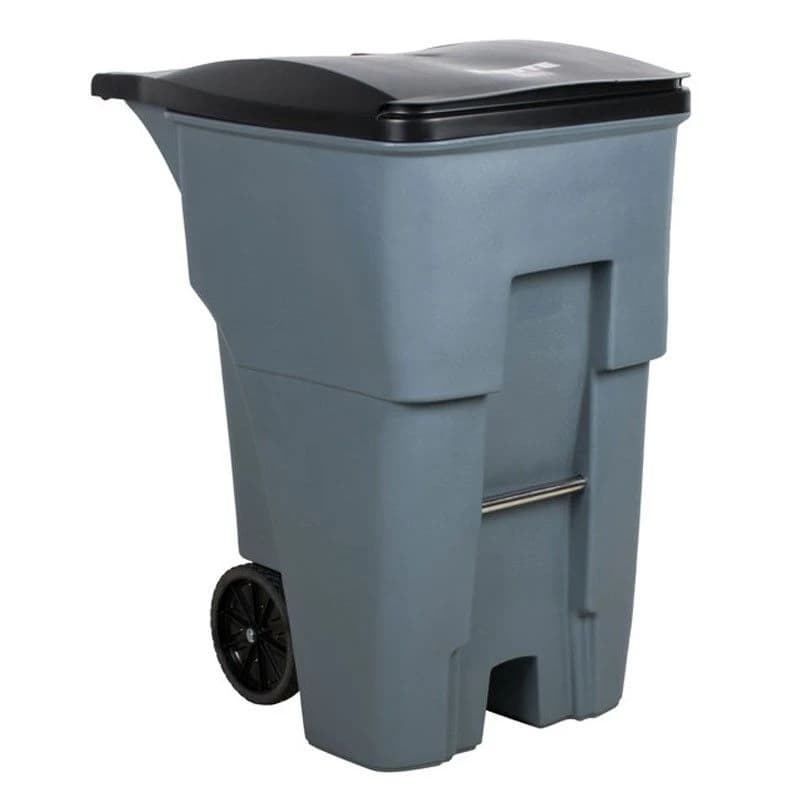 Bin - 95 Gallon BRUTE Rollout Waste Container - RUBBERMAID product image