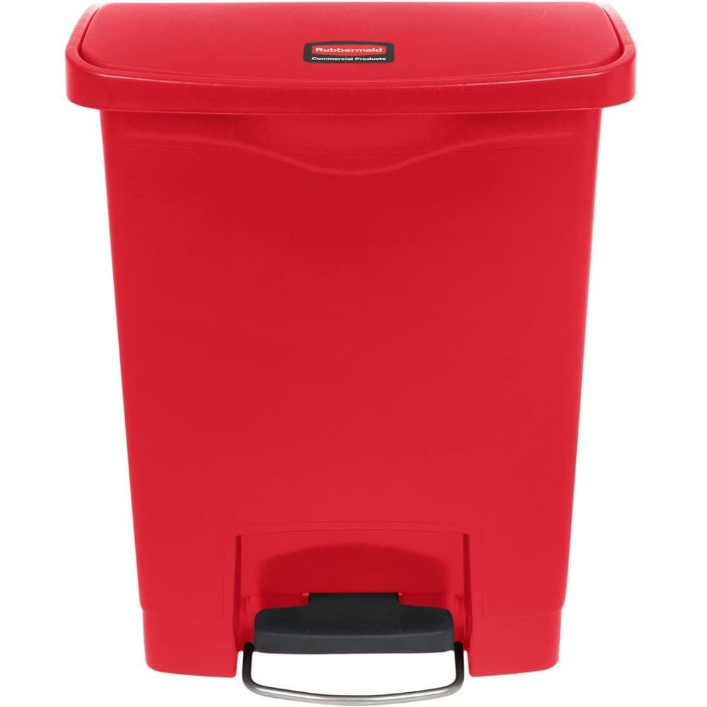 Rubbermaid Slim Jim 8G/30L Step On Bin Red product image